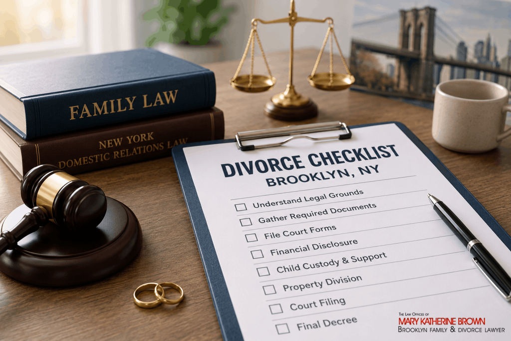 Divorce Checklist in Brooklyn